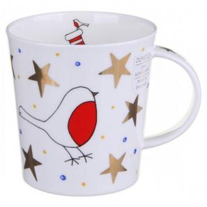 DUNOON 英国丹侬Dunoon骨瓷杯马克杯知更鸟