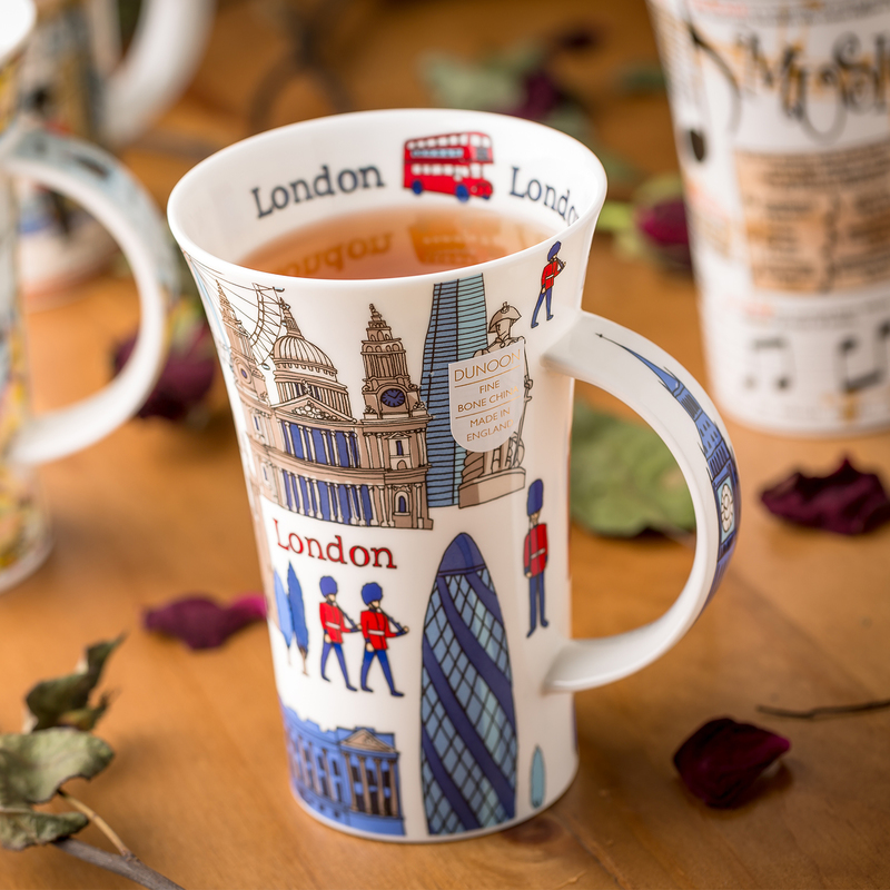 英国丹侬Dunoon骨瓷杯马克杯异国风光之建筑