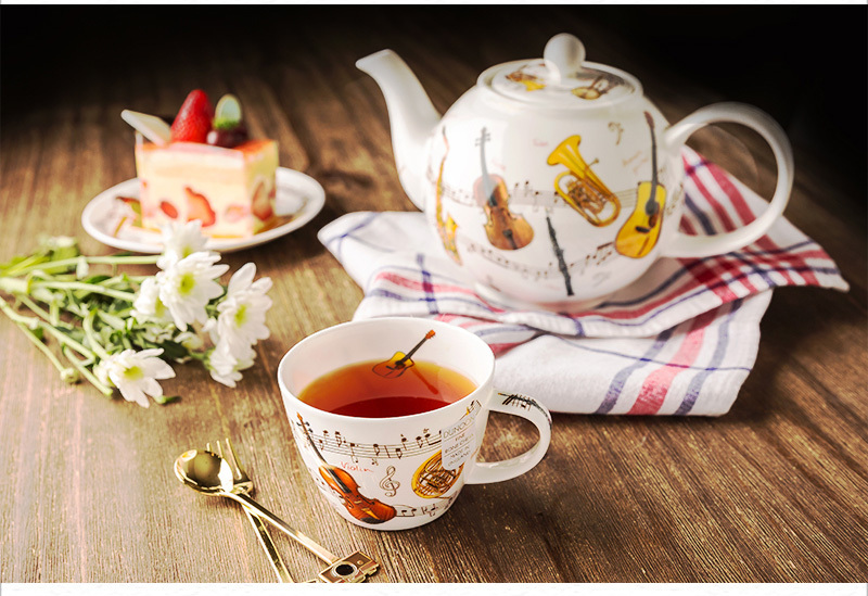 英国丹侬Dunoon骨瓷茶壶水壶茶具/乐器