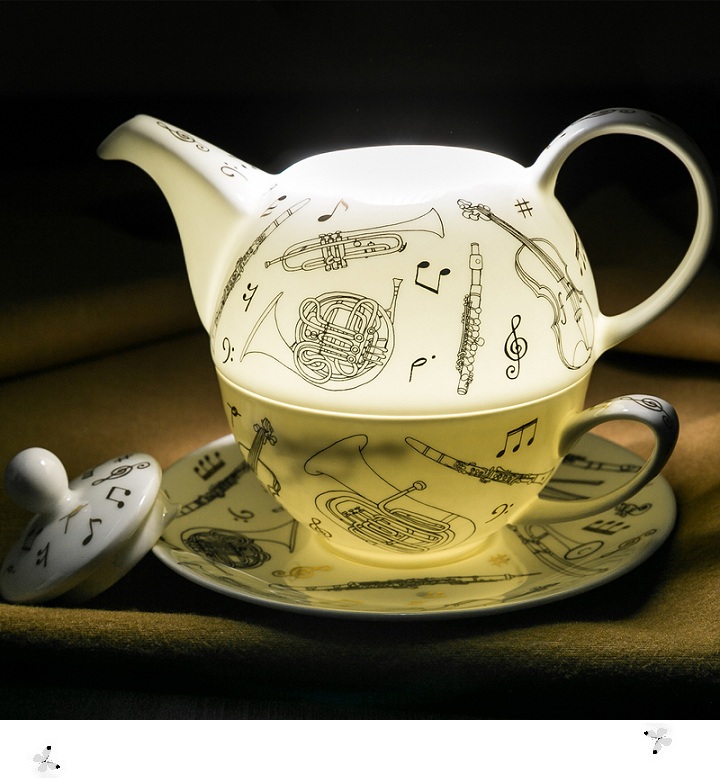 乐器系列一体式茶壶