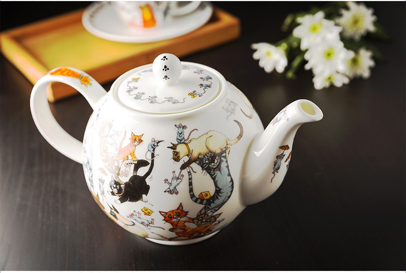 骨瓷茶壶