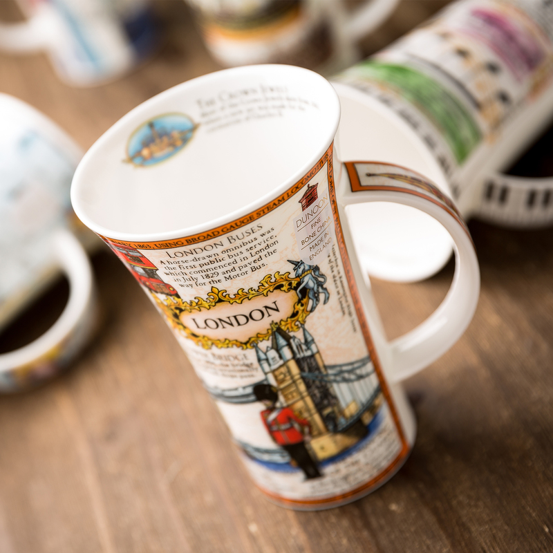 异国风光文化骨瓷杯