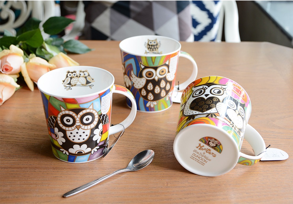 猫头鹰骨瓷杯