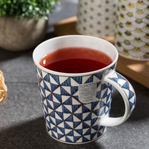 DUNOON 丹侬DUNOON骨瓷马克杯撒马尔罕系列蓝白混色