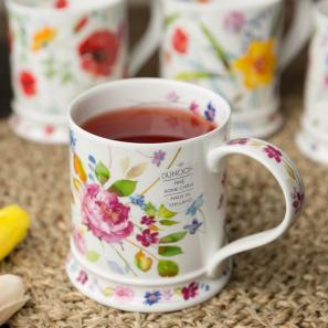 DUNOON 丹侬DUNOON骨瓷马克杯花园系列玫瑰花