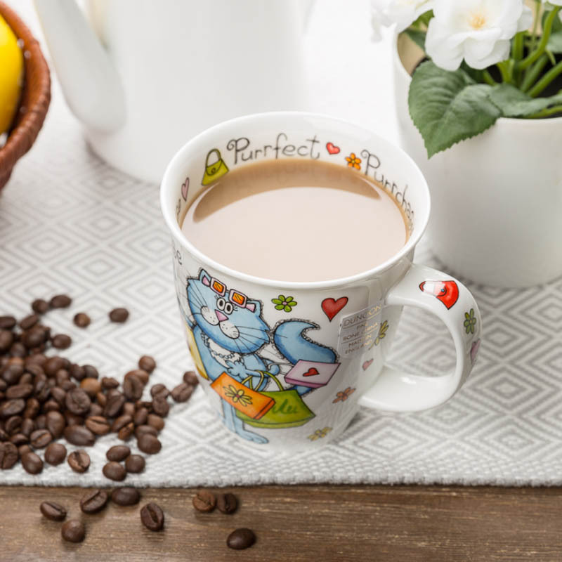 DUNOON 英国丹侬DUNOON骨瓷马克杯水杯猫咪系列
