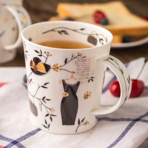 DUNOON 英国DUNOON丹侬骨瓷杯马克杯时尚长裙