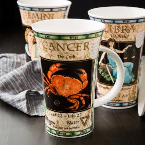 DUNOON 英国DUNOON丹侬骨瓷马克杯巨蟹座