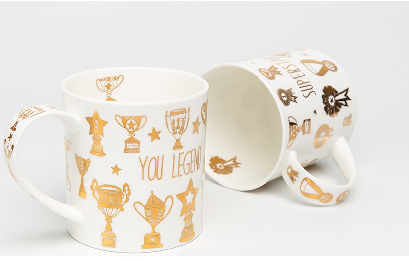 英国丹侬荣誉殿堂系列马克杯展示图案