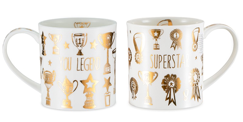 英国丹侬dunoon荣誉殿堂系列两款杯子展示