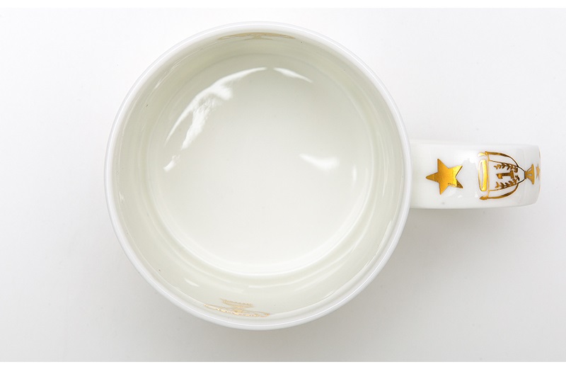 英国丹侬Dunoon荣誉殿堂系列一代传奇骨瓷杯杯口细节