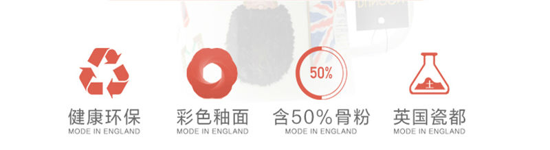 英国丹侬Dunoon骨瓷水杯马克杯茶杯伦敦卫兵骨瓷杯原材料