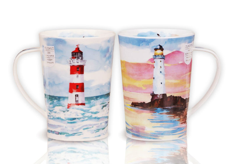 英国丹侬Dunoon骨瓷茶杯马克杯隐居地灯塔骨瓷杯