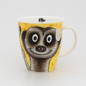 DUNOON 英国DUNOON丹侬骨瓷杯马克杯树獭狐獴